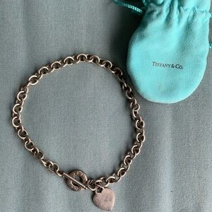 Tiffany & Co. Heart Chain Necklace- Authentic